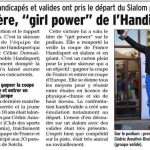 23 janvier 2017, Le Dauphiné: Slalom Handival avec le Ski Club Marseille Saint Antoine
